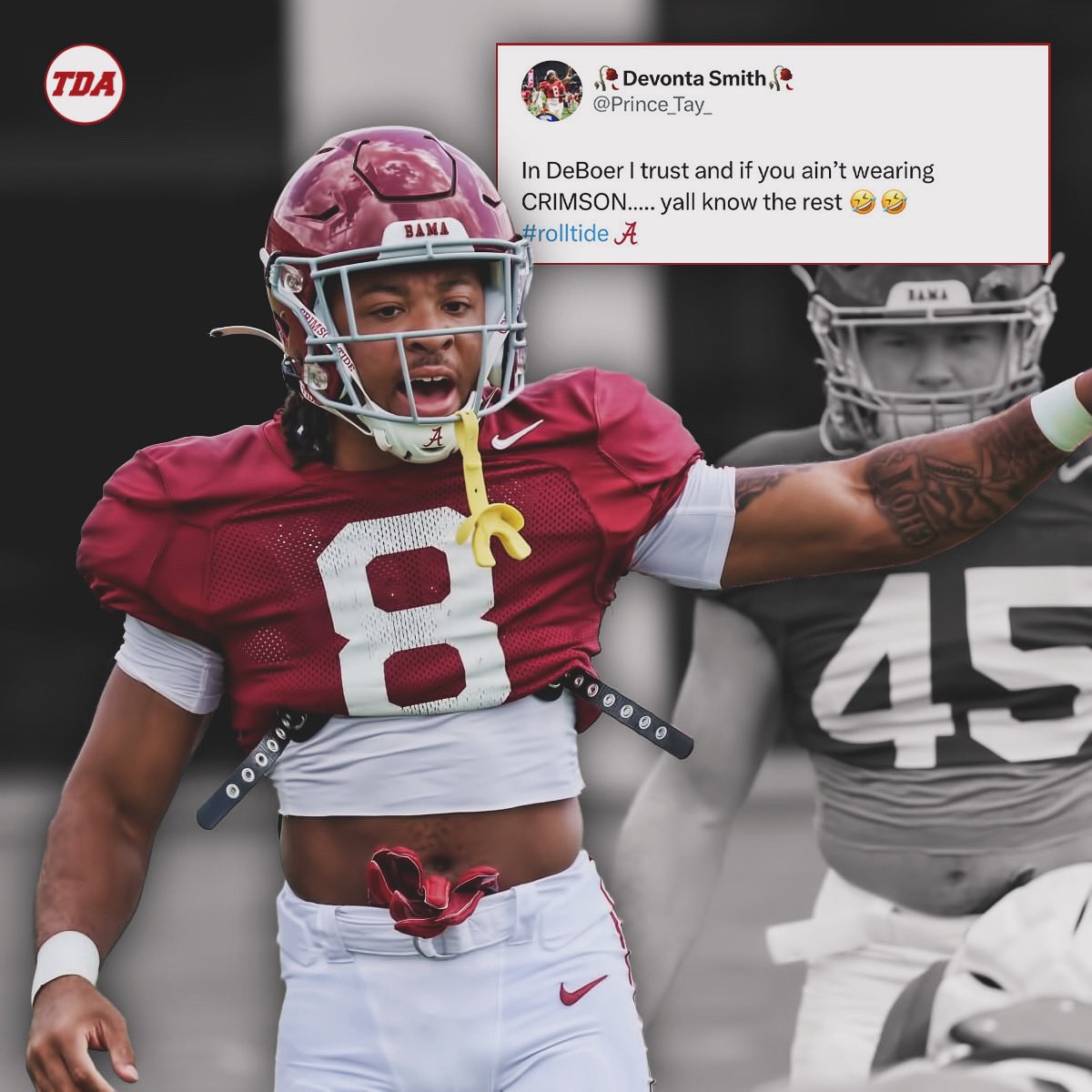 Touchdown Alabama (@tdalabamamag) on Twitter photo Devonta Smith (<a href="/Prince_Tay_/">π₯Devonta Smithπ₯</a>) setting the record straight π«³π€ Devonta Smith (<a href="/Prince_Tay_/">π₯Devonta Smithπ₯</a>) setting the record straight π«³π€