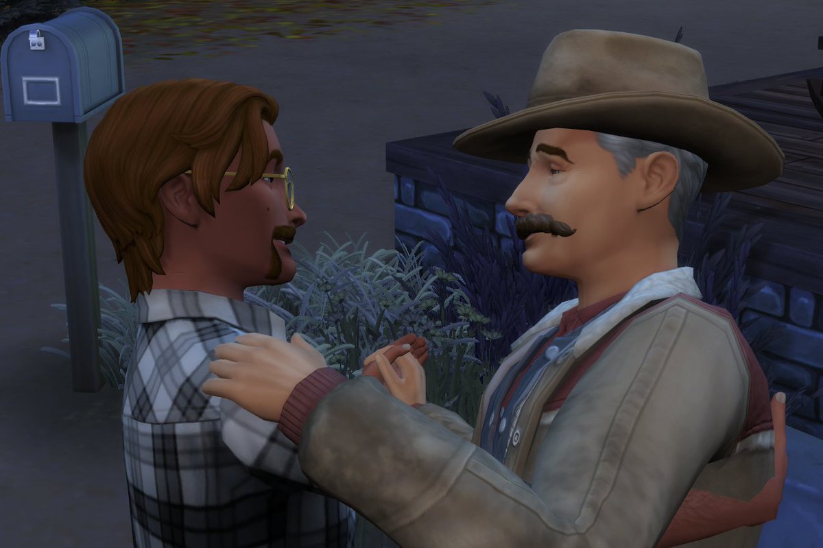 Talltalesims4's tweet photo. "At last My love has come along  My lonely days are over..." #sims4 #thesims #stories #lgbtq #loveislove https://t.co/CdypUtsJkD
