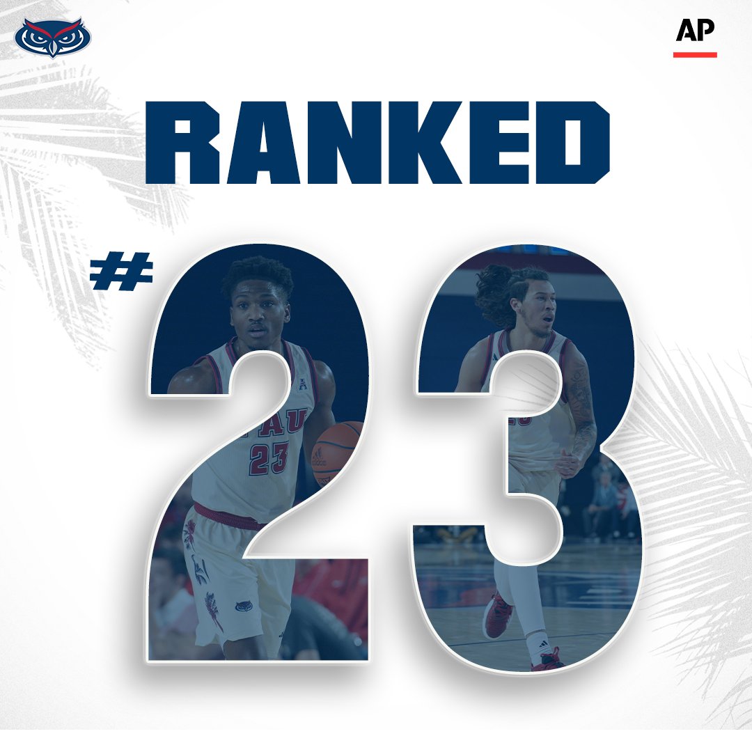 FAUMBB's tweet image. That’s 12 weeks straight in the AP Top 25 😤💪

We’ll see ya for a big one at the crib Thursday night vs. Wichita State.

#WinningInParadise