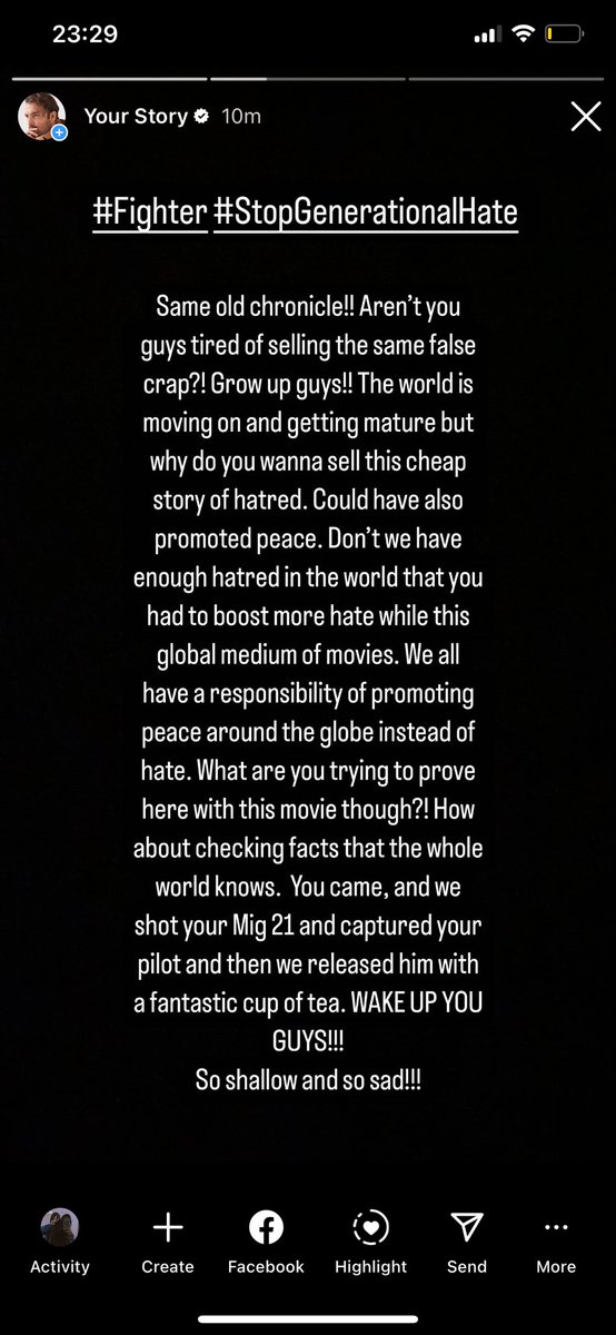 #FighterMovie #stopgenerationalhate