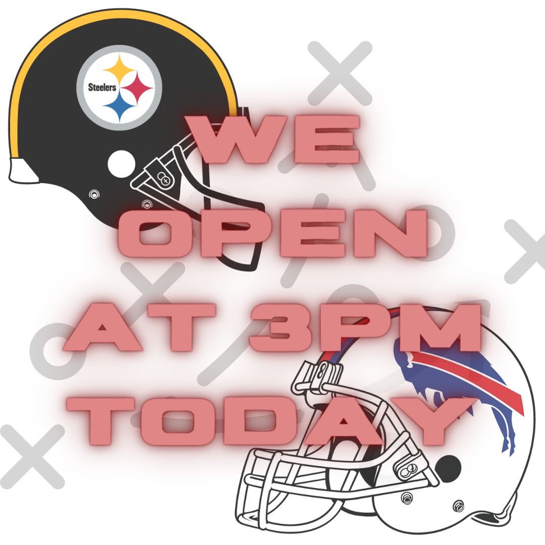 It is the perfect day for a shot, a draft beer and some Graystone wings to get you warmed up for today's game!
🏈🍻
We'll be opening early today to give you a cozy spot to watch it, see ya soon!