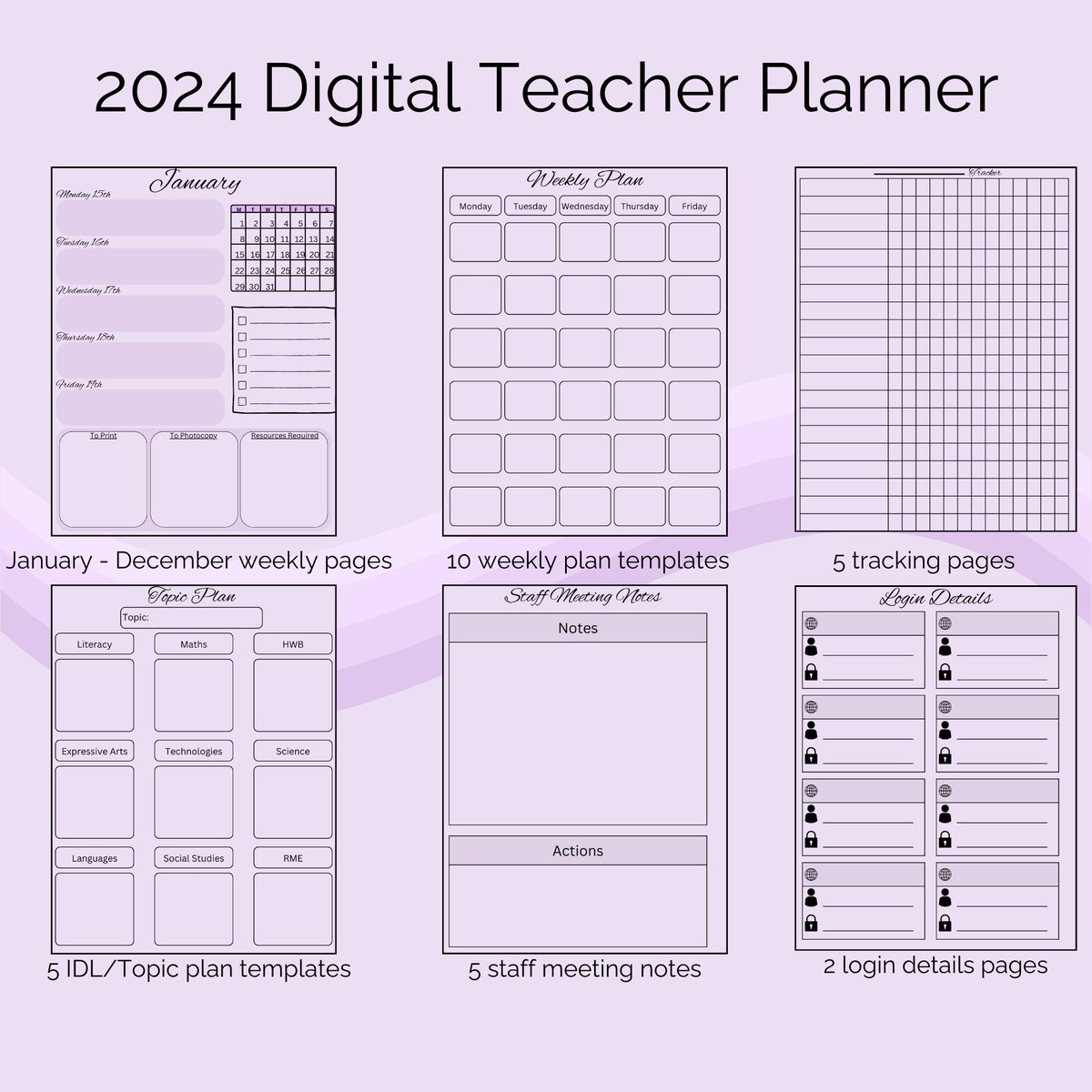 💜 NEW 2024 Digital Teacher Planner 💜
Get organised for this year with our teacher planner!
primarymisstresource.etsy.com/listing/165843… #teacherplanner