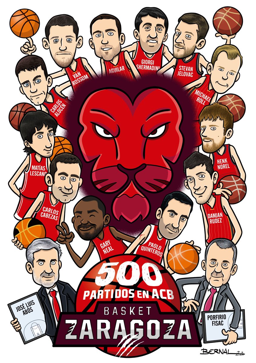 casademontBZ's tweet photo. 🔜 El domingo cumplimos 500 partidos en @ACBCOM 

¿Os acordáis? Vosotros elegisteis el róster histórico del club en ACB, nosotros se lo pasamos al gran @J_A_Bernal y él se encargó de hacer esta maravilla 😍

Agradecemos su increíble trabajo y felicitamos a todo el equipo de @GPediciones por el magnífico resultado 🙌