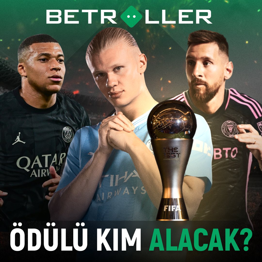TrkBetroller's tweet photo. Dünya'da Yılın Futbolcusu Ödülü'nü sizce kim kazanacak?

#Messi 
#Mbappe 
#Haaland 

#FIFATHEBEST 

🟩#Betroller ile oyunda kal https://t.co/FRMhn8dKER https://t.co/58uJFK7xtX