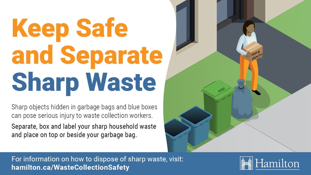 Safe disposal of sharp household objects is important to help prevent ...