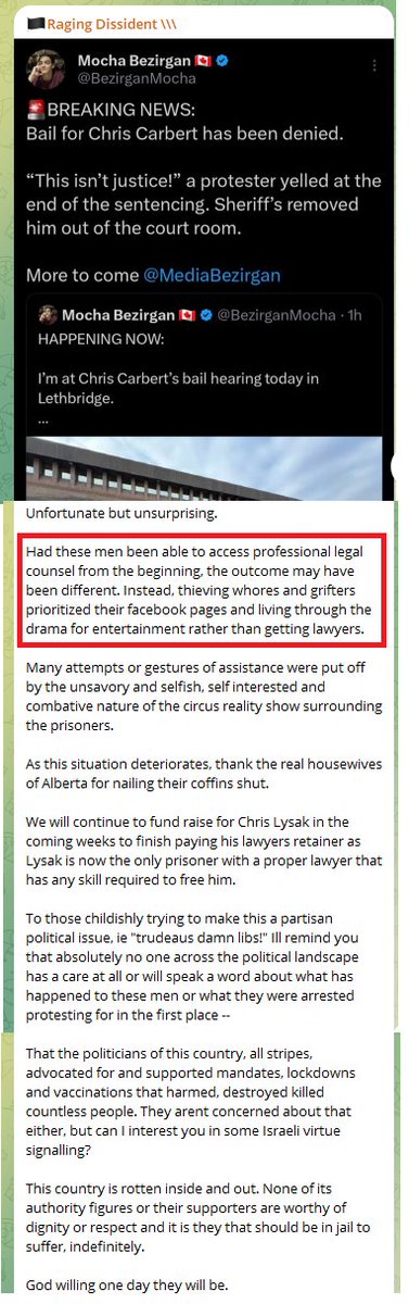 TonyYvce's tweet photo. This is rich considering Carbert's bail review was granted because of the new "evidence" from #Failgate.
I hear the review cost tens of thousands of dollars in legal fees. All because they believed in the self-anointed hate expert.
Fail Lawyer fails again.
#Fail #grift https://t.co/9SInnHa1GI