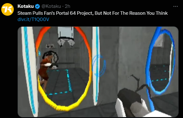 Saved You A Click Video Games tweet media