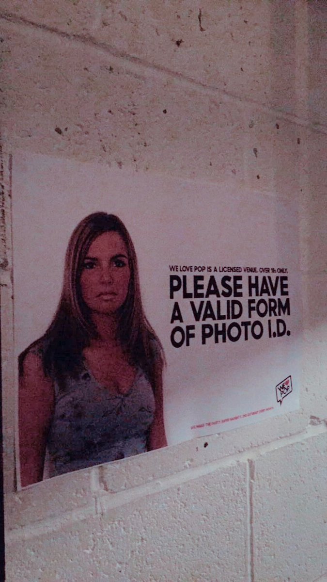 Thinking about the time these were plastered around a club in Shoreditch on one of their Girls Aloud nights 😭