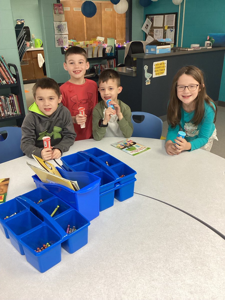 So proud of this class for showing awesome cafeteria behavior and earning a prize 🏆
