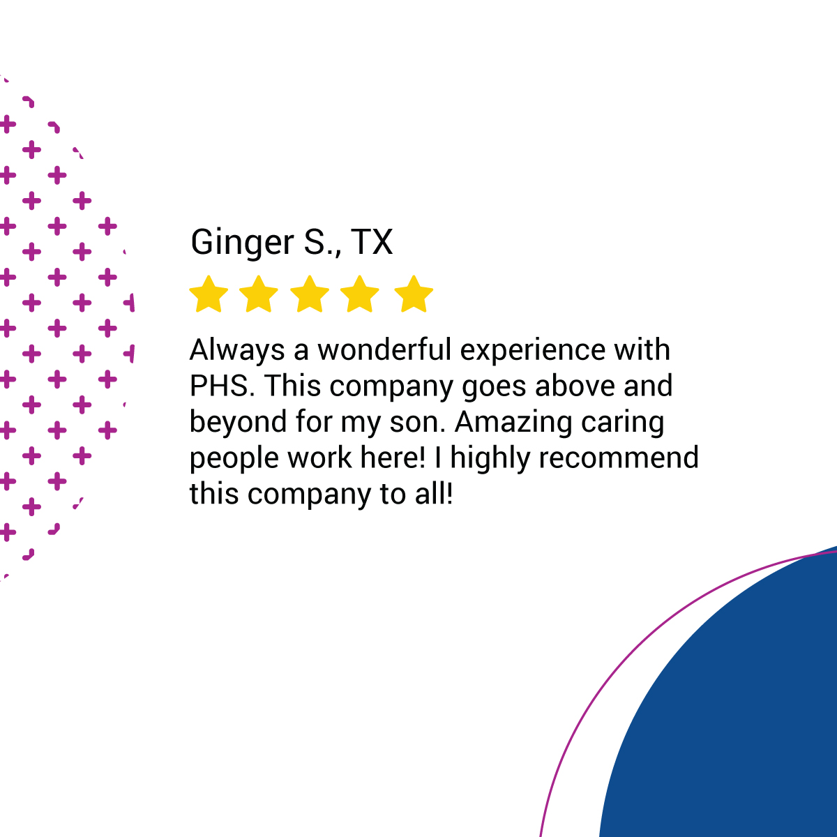 We're always thrilled to hear about our patients' positive experiences with our teams. Thank you for the kind words and recommendation, Ginger!
...
#PHS #PediatricHomeService #PHSExcellence #CaringTeam