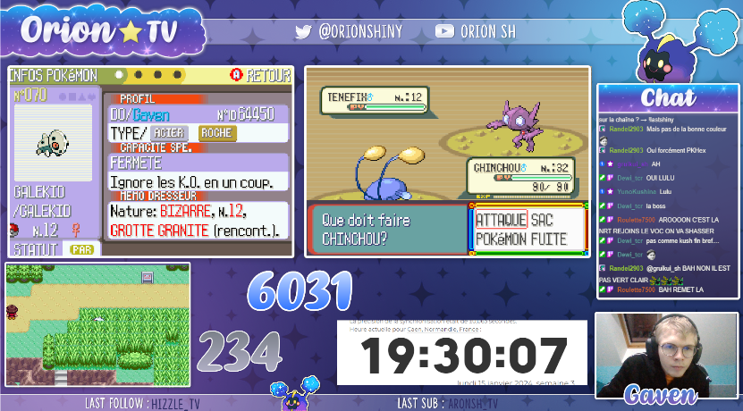 Petite Galekid shiny trouver a l'étape 2 de mon DTQ crée par <a href="/Oblivio_SH/">Oblivio</a> en 6031 rencontres, Bizarre de nature, premier points de la NRT, ALLEZ L'EKIP, bisous