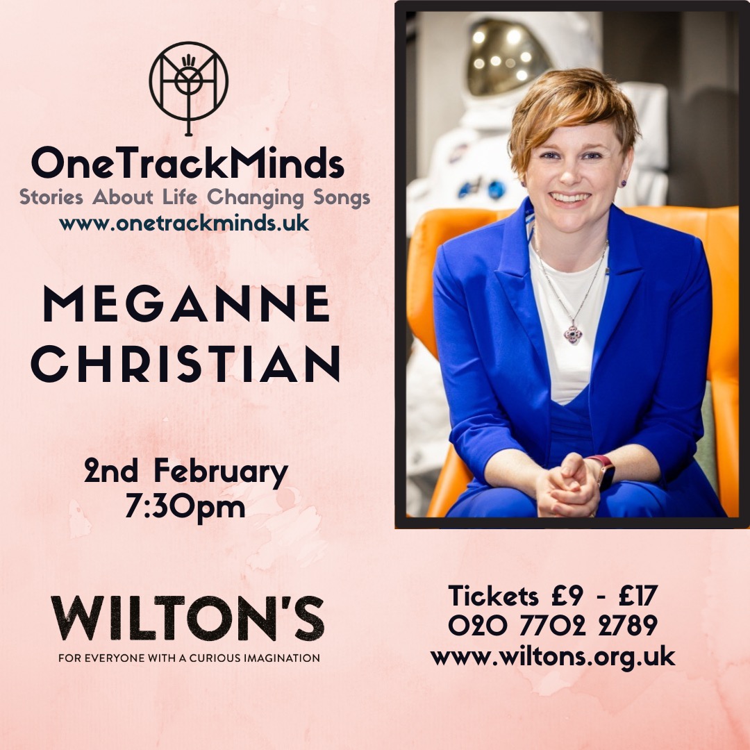 astro_meganne's tweet photo. In #London on Friday evening Feb. 2nd?
Come join me, @matthewherbert, @annabdemented, @AliciaMacDonald, & Tom Edden as we each tell our story about a song that changed our lives - at #OneTrackMinds. https://t.co/nHqQIAARqZ