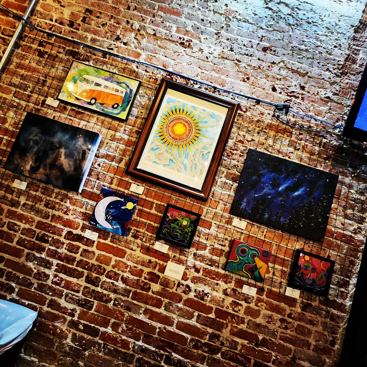 JBauerart's tweet photo. Make sure to stop by @deviantwolfe to check out the Art of the Cosmos art show!
#JBauerart #art #artist #artshow #create #painting #space #outerspace #cosmos #stars #planets #deviantwolfebrewing #deviantwolfe #Brewing #brewery https://t.co/X3PyjjVoRT