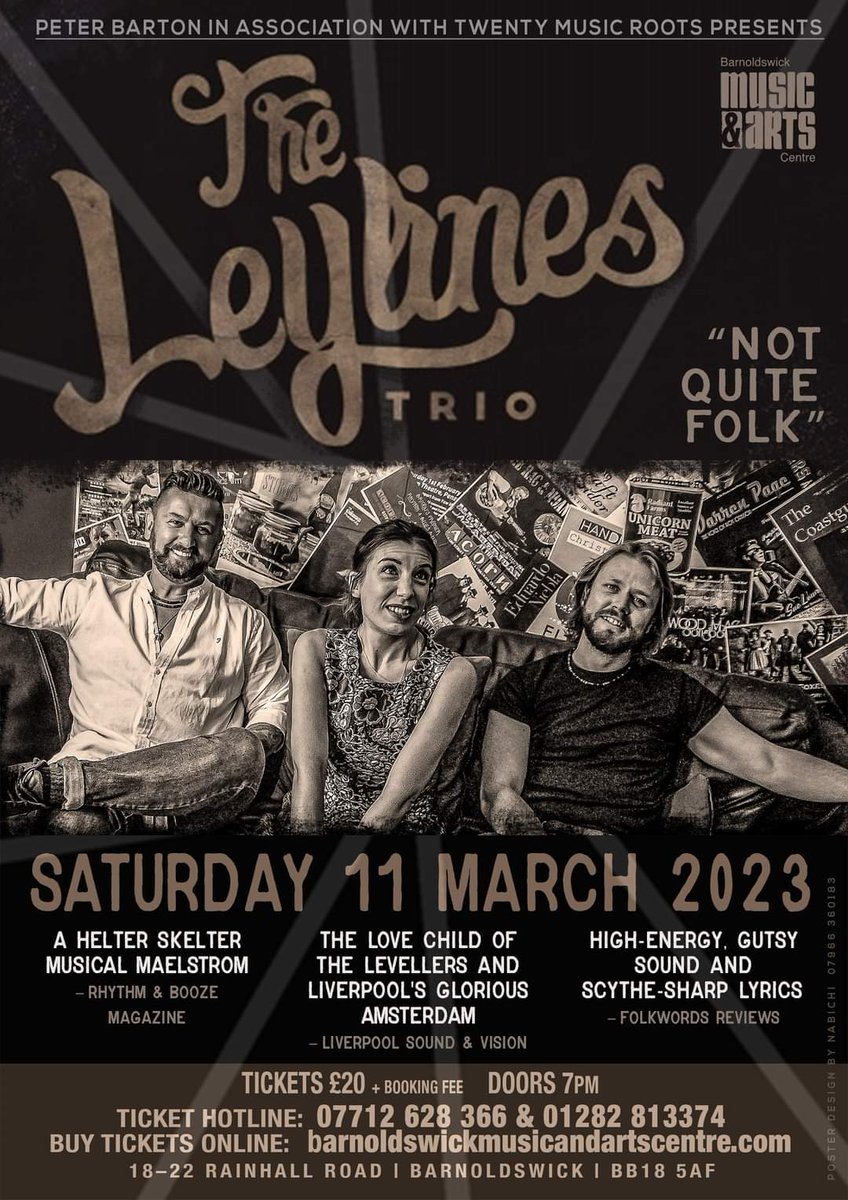 So there's 4 tickets left for this gig in March. Anyone/their mates want to grab these, and help make a completionist very happy?*

barnoldswickmusicandartscentre.com/the-leylines

*by going to the gig and having fun, preferably. But also, yeah, help sell out a show for us 😘