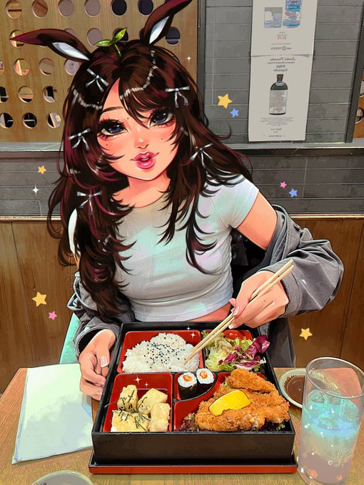 「brown hair sushi」 illustration images(Latest)