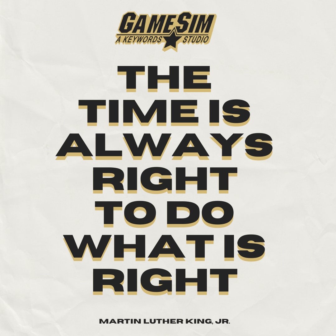 GameSim's tweet image. Embracing the power of unity, diversity, and equality in the world of gaming. Today, we honor the legacy of Martin Luther King Jr. as we continue to build bridges through creativity and innovation! 🎮✨ #MLKDay #UnityInGaming #GameSim