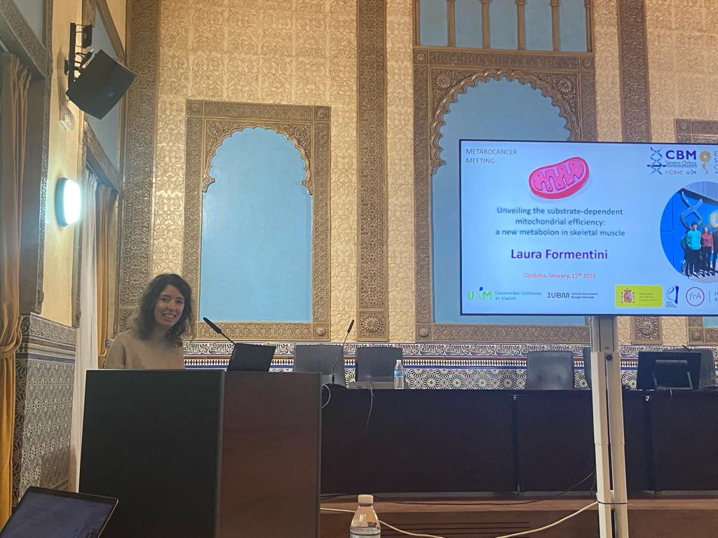 OncMet27's tweet photo. @FormentiniLaura unveils a new metabolon contributing to mitochondrial efficiency in skeletal muscle 💪🏻⚡️ #MetaboCancer
@IMIBIC @Univcordoba @HUReinaSofia @Fac_CienciasUCO https://t.co/fWAElZQkVL