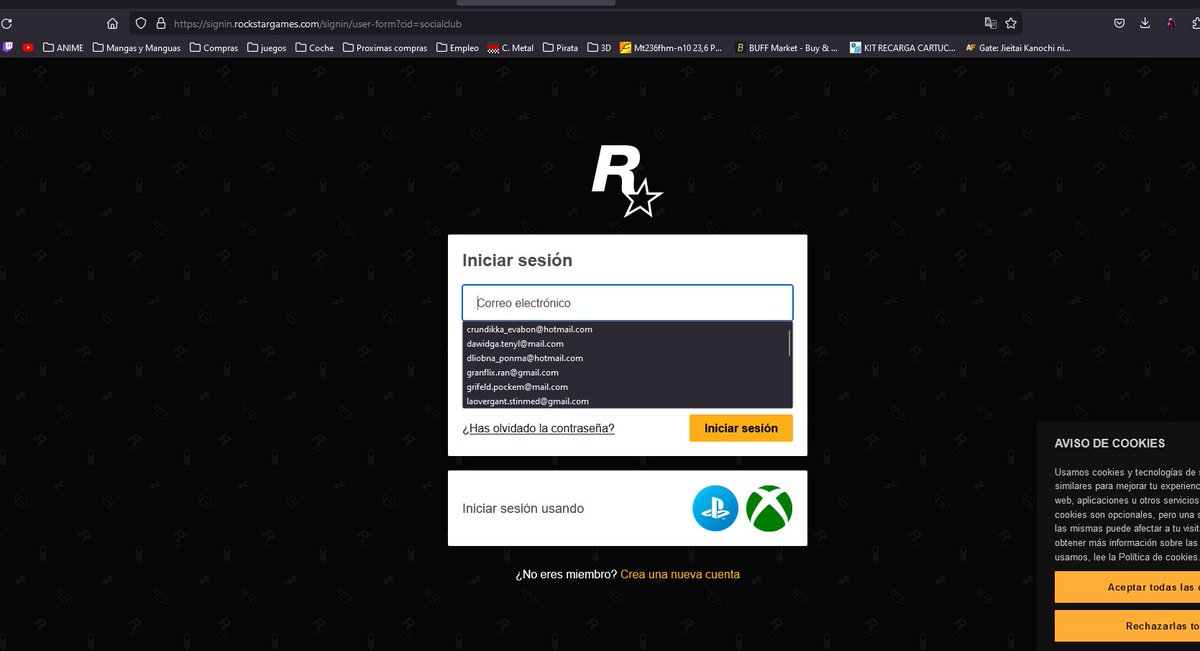 dabo115's tweet photo. @RockstarGames Normal de que nos quejemos de que nos hackean las cuentas. Ninguna de las cuentas que salen son mías. He ido a iniciar sesión y así me salen. https://t.co/krNiohBR4A