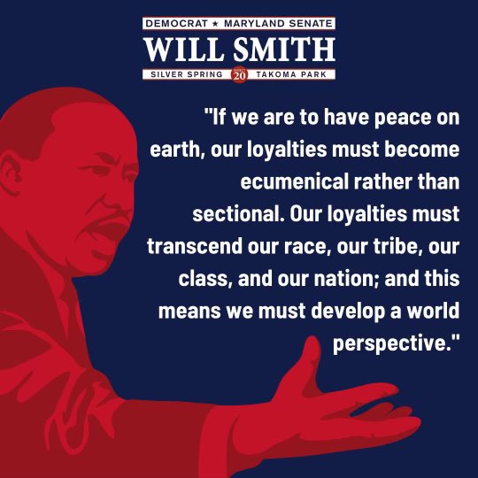 Willcsmithjr's tweet photo. Today we celebrate the legacy of selfless service and radical inclusion in effort to make ours a nation worthy of its creed. https://t.co/BN4bgRAWDb