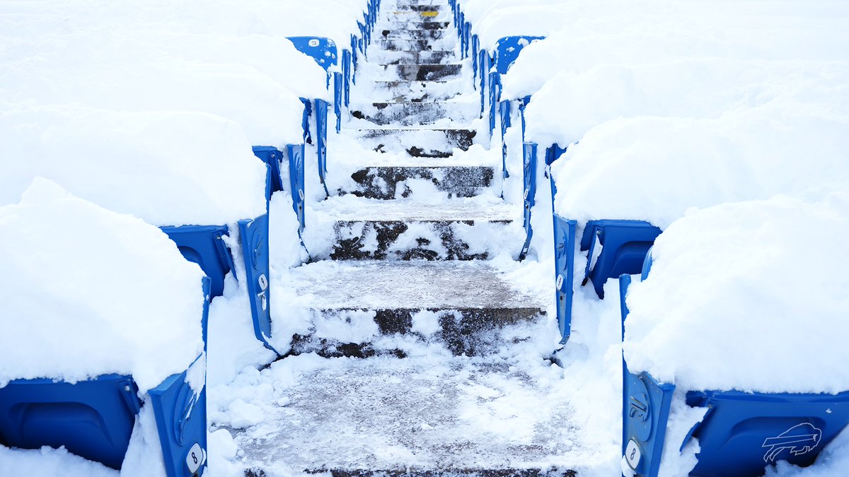 BuffaloBills's tweet photo. Winter wonderland. 🥶

#PITvsBUF | #BillsMafia https://t.co/BBSOsexZnV