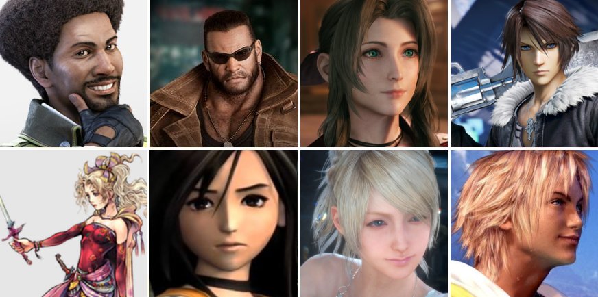 DistantEchoesRP's tweet photo. Distant Echoes is an 18+ Final Fantasy Roleplay server that combines the FF worlds similarly to Dissidia. If you're interested in joining, we'd be happy to welcome you!  

Here are this month's most requested characters!  

#FFRP #FinalFantasyRP #MVRP https://t.co/wDpXjR6CNi