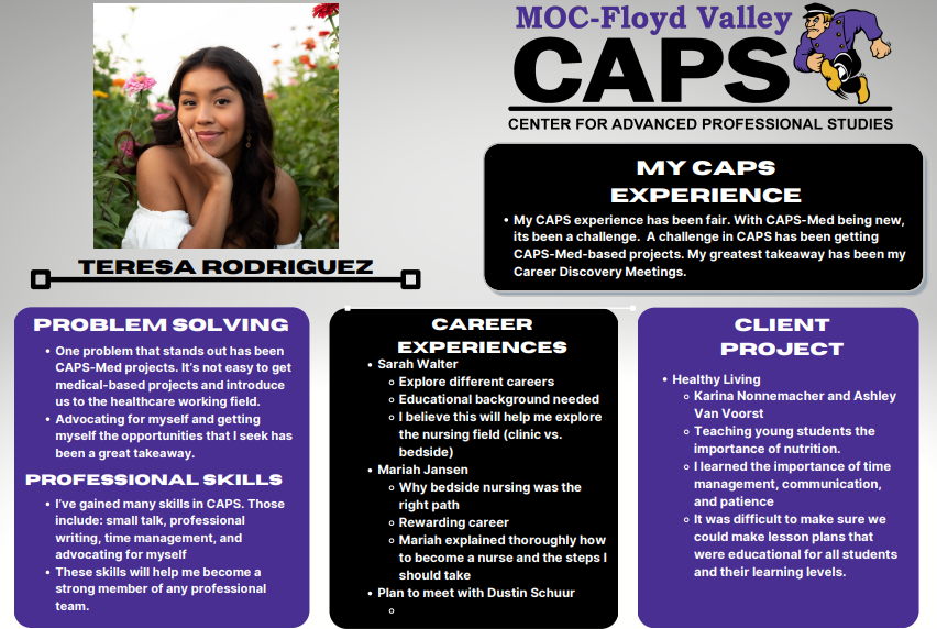 MOCFV_CAPS's tweet photo. This semester our CAPS Med Team, consisting of Nevaeh Jackson, Payton Kleinhesselink, and Teresa Rodriguez, focused on health education initiatives in both the elementary and middle school here at MOC-FV!
Well done!
#mocfv #GoDutch #stembest #capsnet #preparingforpurpose https://t.co/CrMfYklfyc