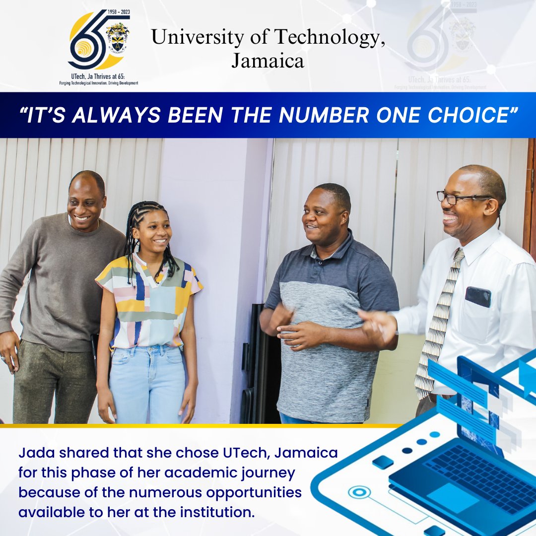 UTechJamaica's tweet photo. Proudly embracing our youngest STEM student, as she paves the way for an innovative future! We're excited to nurture her brilliance and passion!
#UTechJa #ComputerScience #STEM https://t.co/Cpr6QLCFB6