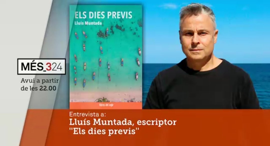 Xavier Graset entrevista Lluís Muntada al Més324.  Aquest dilluns! 
<a href="/xgraset/">Xavier Grasset i Foraster</a> <a href="/muntadalluis/">Lluís Muntada</a>