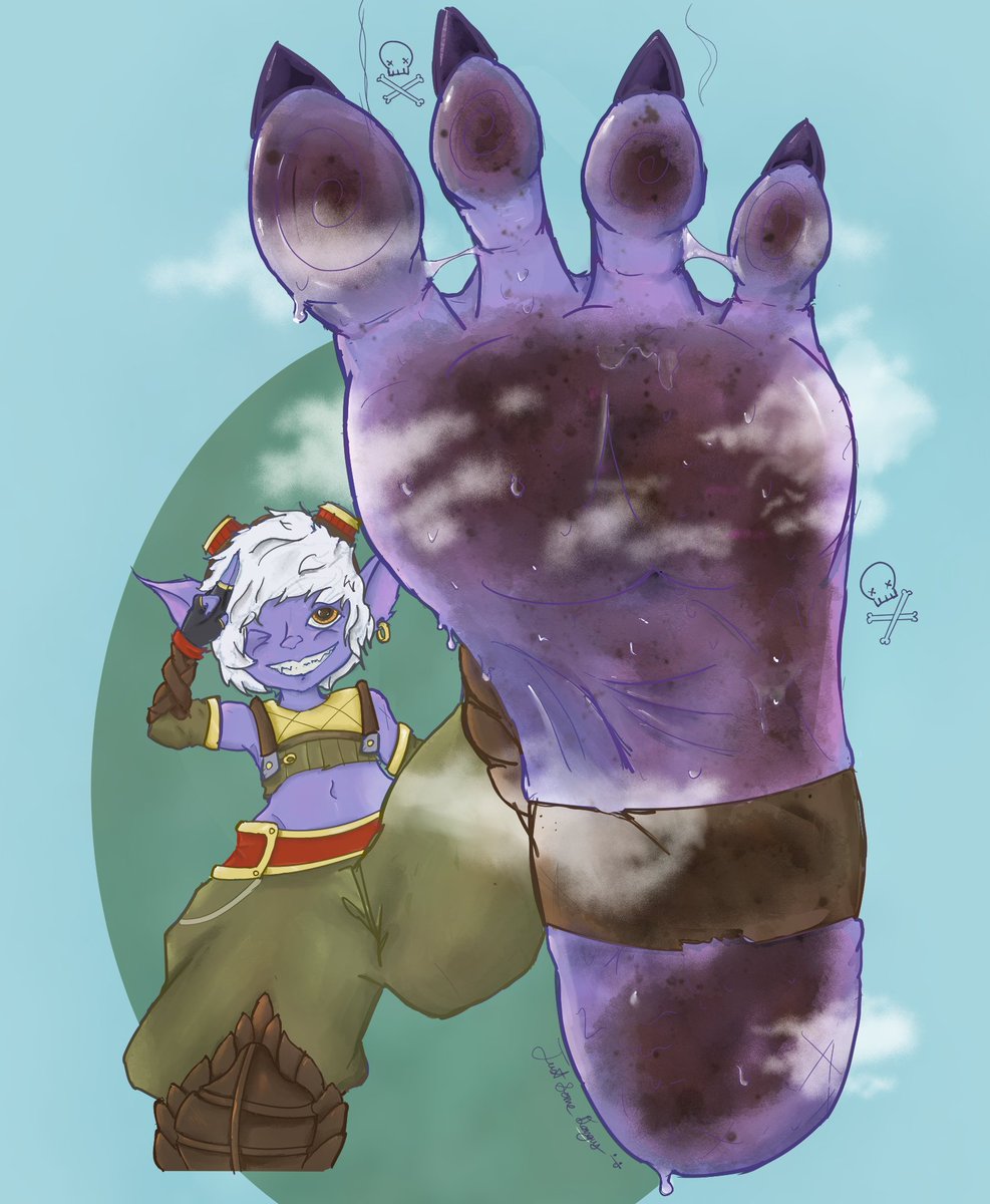 justsomedongus's tweet photo. Tristana Steppies! One of the alts for my P@trons :3
What do you think?
#LeagueOfLegends #LeagueOfLegendsNSFW #giantess #feet #stompPOV #LeagueOfLegendsArt #sizetwitter #povstomp #Giantessfeet #dirtyfeet https://t.co/EP3oHTb0r7