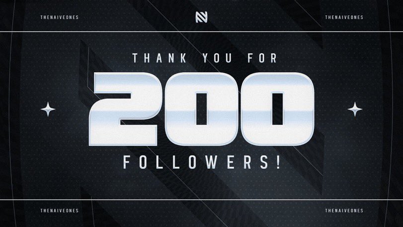 THANKS FOR 200 FOLLOWERS ‼️