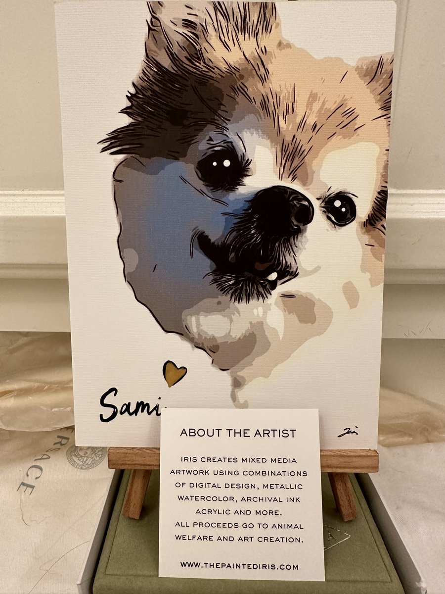 dramyng's tweet photo. Lost my best friend and my friend Iris sent me a portrait of her.
#petportrait #rescuedogs #animalartwork #NMDR
Click here to donate and claim your portrait: https://t.co/C80AQexvLt https://t.co/tyEuDaiZGU