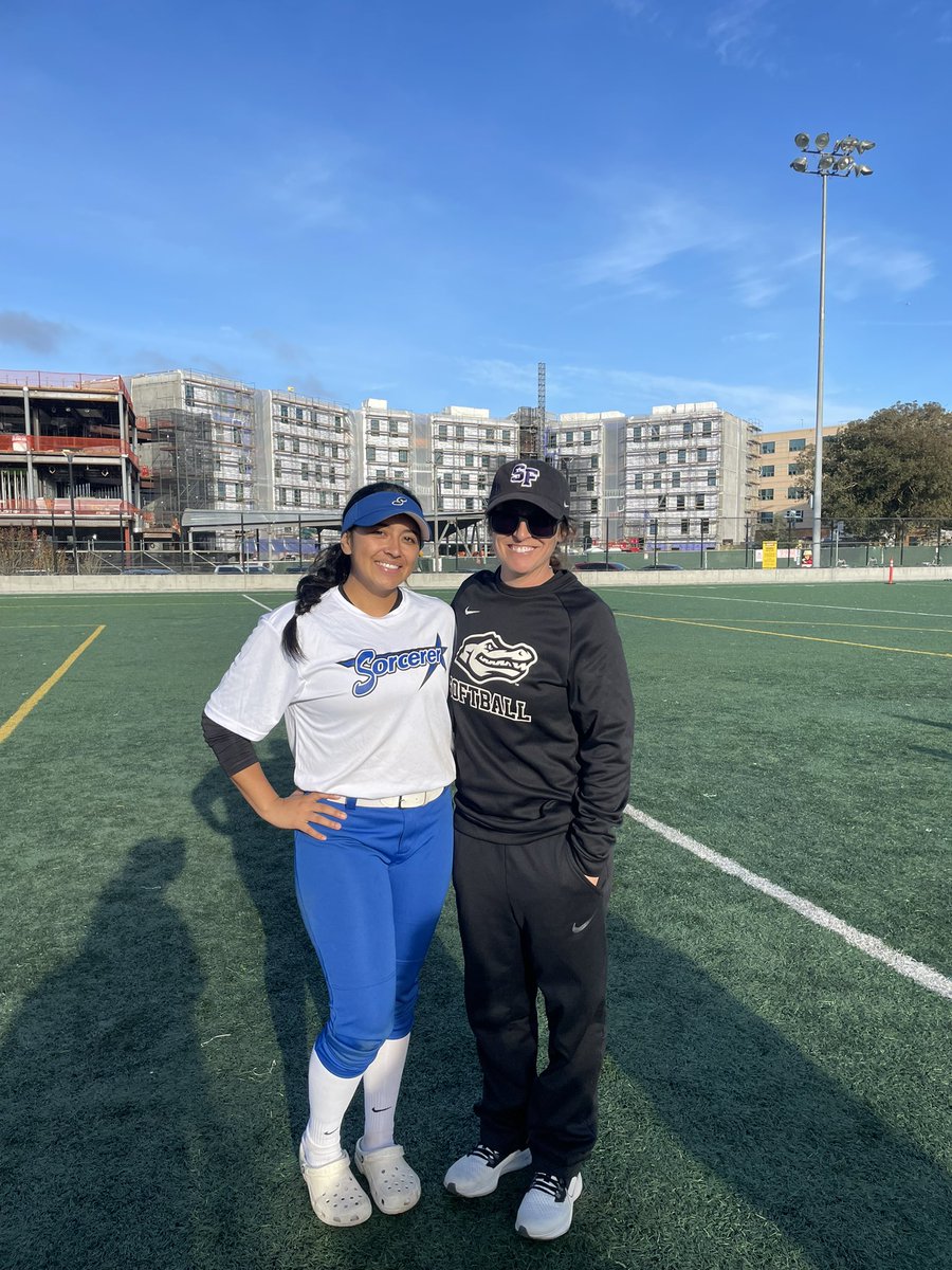 Thank you so much <a href="/SFState_SB/">SF State Softball</a> for the another amazing camp, I had an amazing time hope to come back soon!! <a href="/KinseyThorpe/">McKinsey Thorpe</a>, Coach Reid