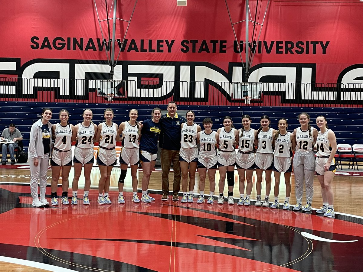 Tough loss to a very good Portland St. Pats team, 51-45. @LilianBates19 &amp; <a href="/EvalynCole4/">Evalyn Cole</a> w/ 9 each, <a href="/BraedenTokar/">Braeden</a> w/ 8, <a href="/AvaBates33/">Ava Bates</a> &amp; <a href="/HaileeCampbel13/">Hailee Campbell</a> w/ 6 each, Giacobbe w/ 3,  and <a href="/kvalevogt/">Tava Kvalevog</a> &amp; <a href="/carman_ellyanna/">Ellyanna Carman</a> w/ 2 each. Thanks to <a href="/svsuwbb/">SVSU Women's Basketball</a> for having us!