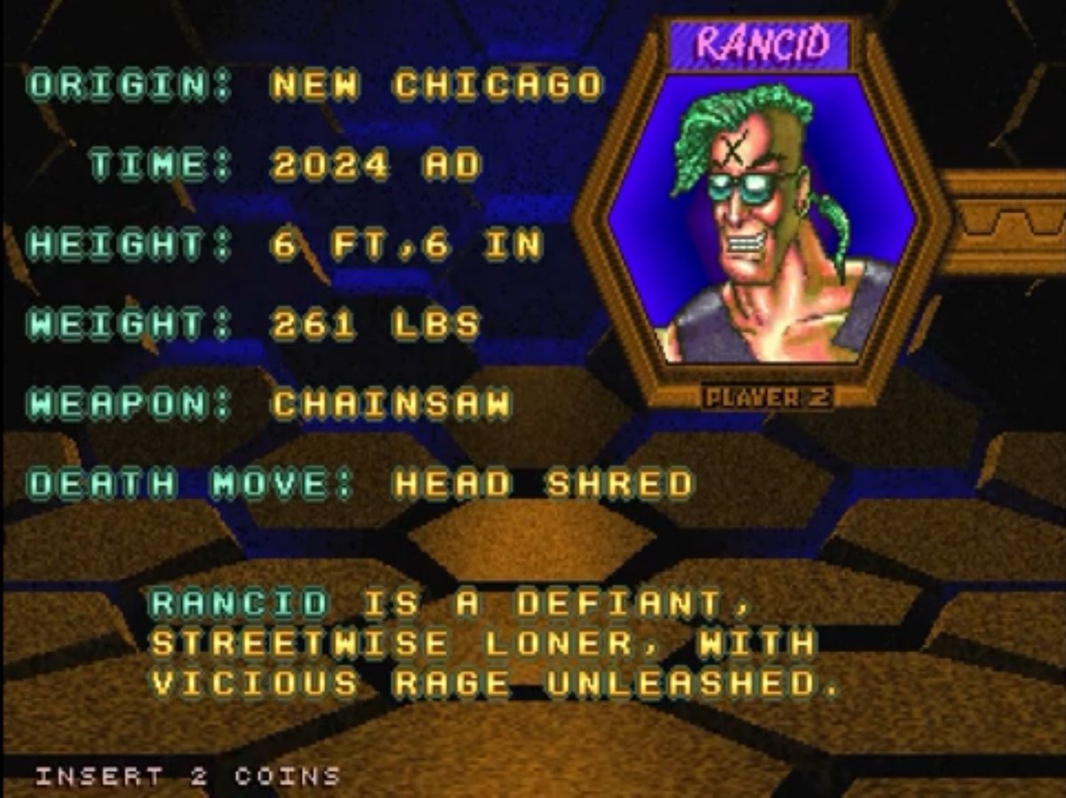 NativeBrony_91's tweet photo. #Year2024 #2024NewYear
there was also another fiction that I forgot
were also in Rancid’s timeline that takes place in 2024 from the obscured arcade game called #TimeKillers 🤯 https://t.co/Nt1dTf5dRp