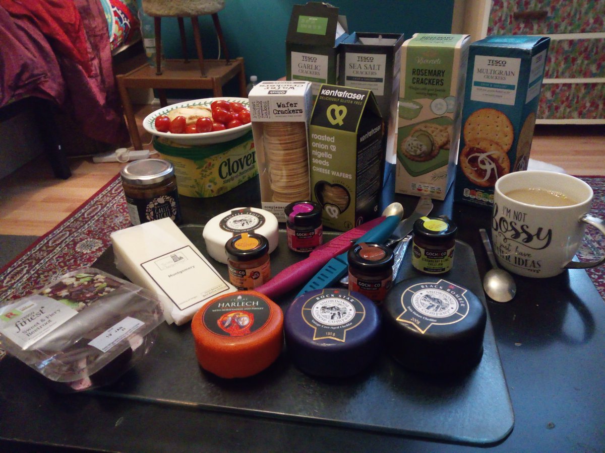 Well, I did go fabric shopping but came back with cheese. A necessary evil. Cheese for the win!