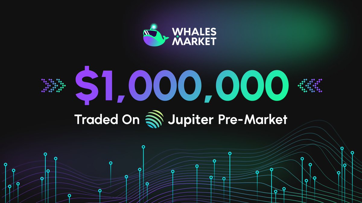 Whales market is such a simple product yet solved the biggest PMF. Protocol  milking users for a year to give you points that is untradable . Now you  can trade all your