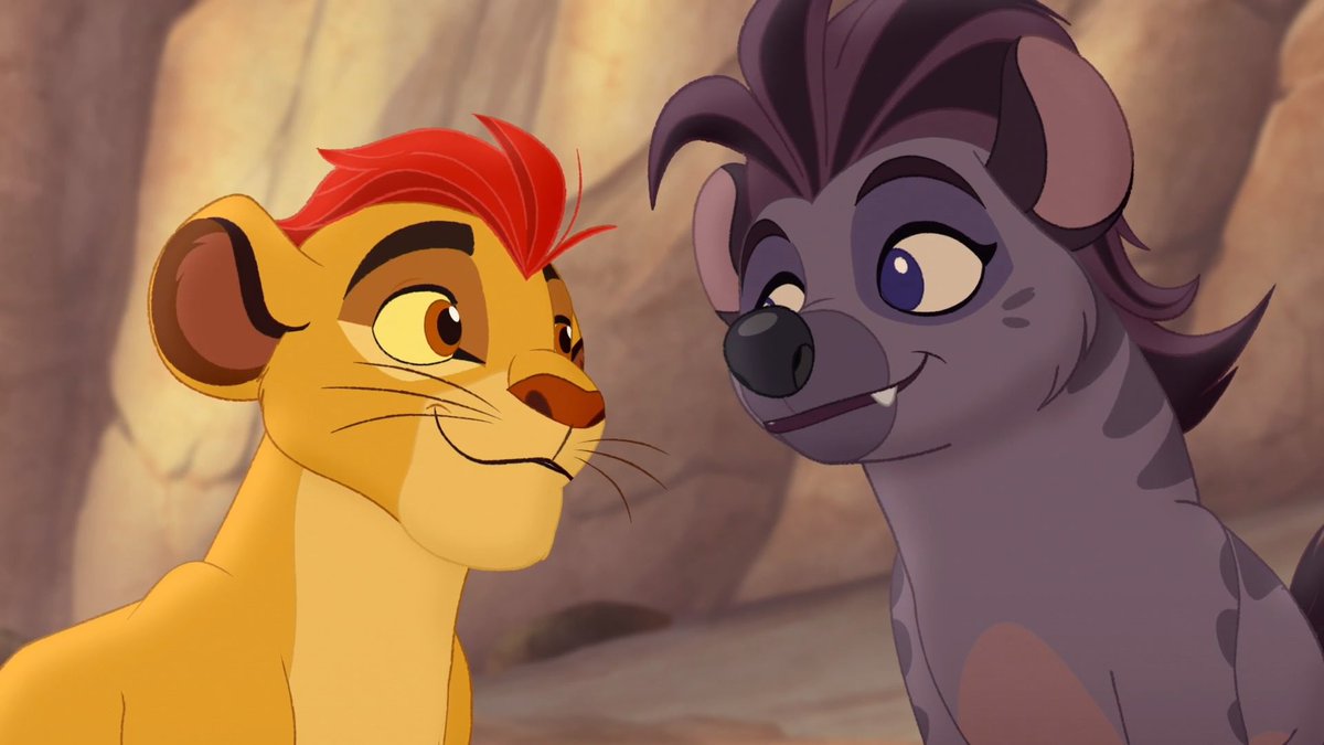 On this day in 2016, Kion made his first hyena friend. Happy anniversary to the #LionGuard!