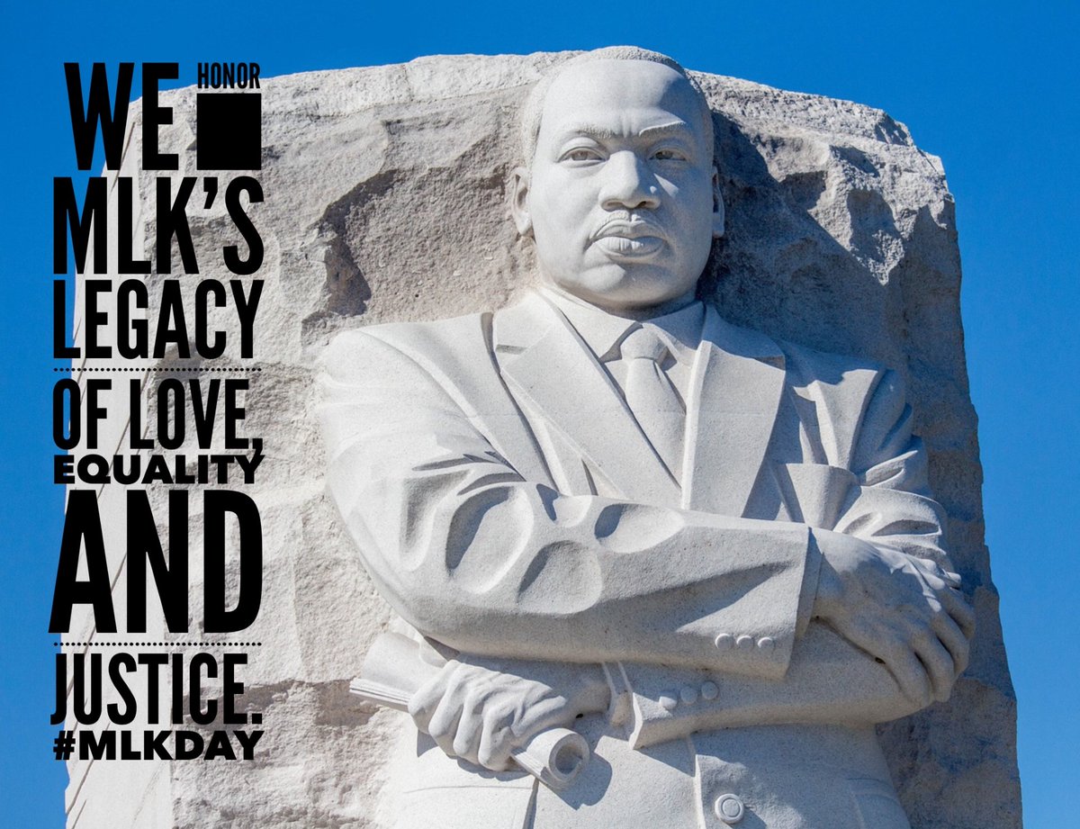 Honoring the great Martin Luther King, Jr. for his extraordinary legacy today and always.