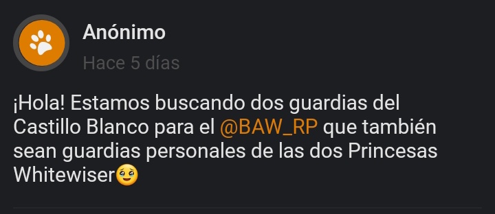 NEWHORIZONSRP's tweet photo. ㅤ
🌱 ; Se buscan dos guardias para @BAW_RP. Lean para más detalles. 
ㅤ https://t.co/z4Yqk3aBca