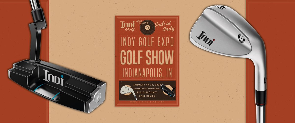 In Indianapolis this weekend? Swing by the Indiana State Fairgrounds and test out our putters and wedges. Free demos available plus big discounts on the day.

#golf #wedges #putters #kingsofspin #indigolf