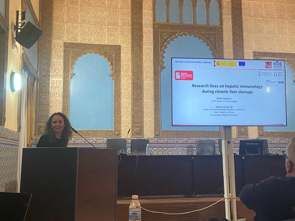 OncMet27's tweet photo. End of day 1 at #MetaboCancer by Esther from #RubenFrancés and her Research lines on hepatic immunology during chronic liver damage 💥🗣⚔️
@IMIBIC @Univcordoba @HUReinaSofia @Fac_CienciasUCO https://t.co/rzFi0jpxYb