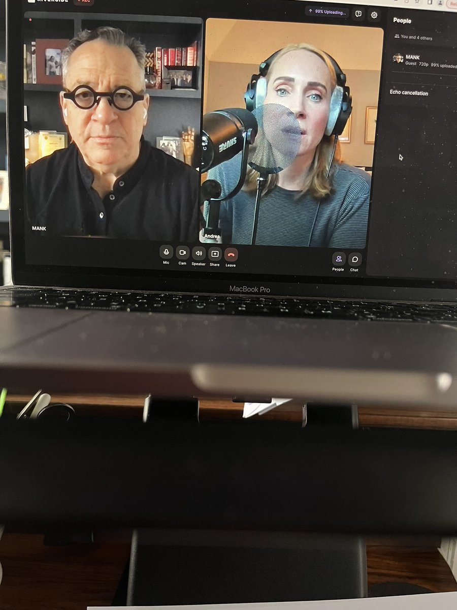 #DatelineBTS recording #TalkingDateline with <a href="/CanningAndrea/">Andrea Canning</a>