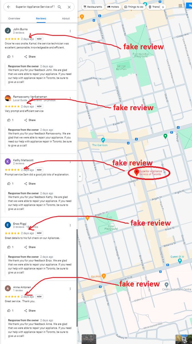 Scarborough_4's tweet photo. @GoogleMyBiz 
This people are probably the biggest  spammers our community ever saw  , they are taking over multiply industries and driving small real businesses out of business . Over 200 FAKE locations fueled by Fake reviews .

https://t.co/KOBaVgTuH7

https://t.co/YlyA6ga2eX https://t.co/9Gbs0MKFFF