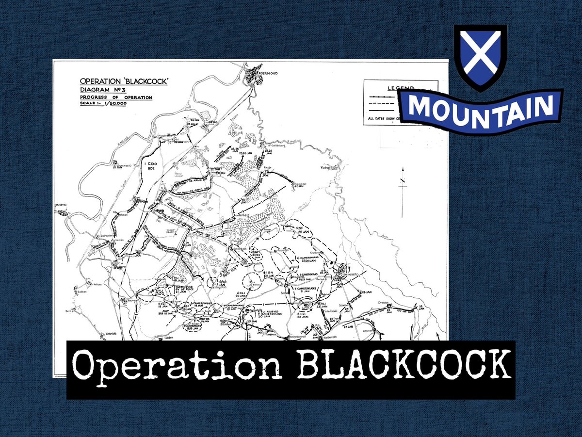 Is there a worse codeword in the Second World War? This week in 1945, the 52nd (Lowland) Division pushed forward in Operation BLACKCOCK. But really. Is there a worse codeword?
#ww2history #secondworldwar #history #ww2