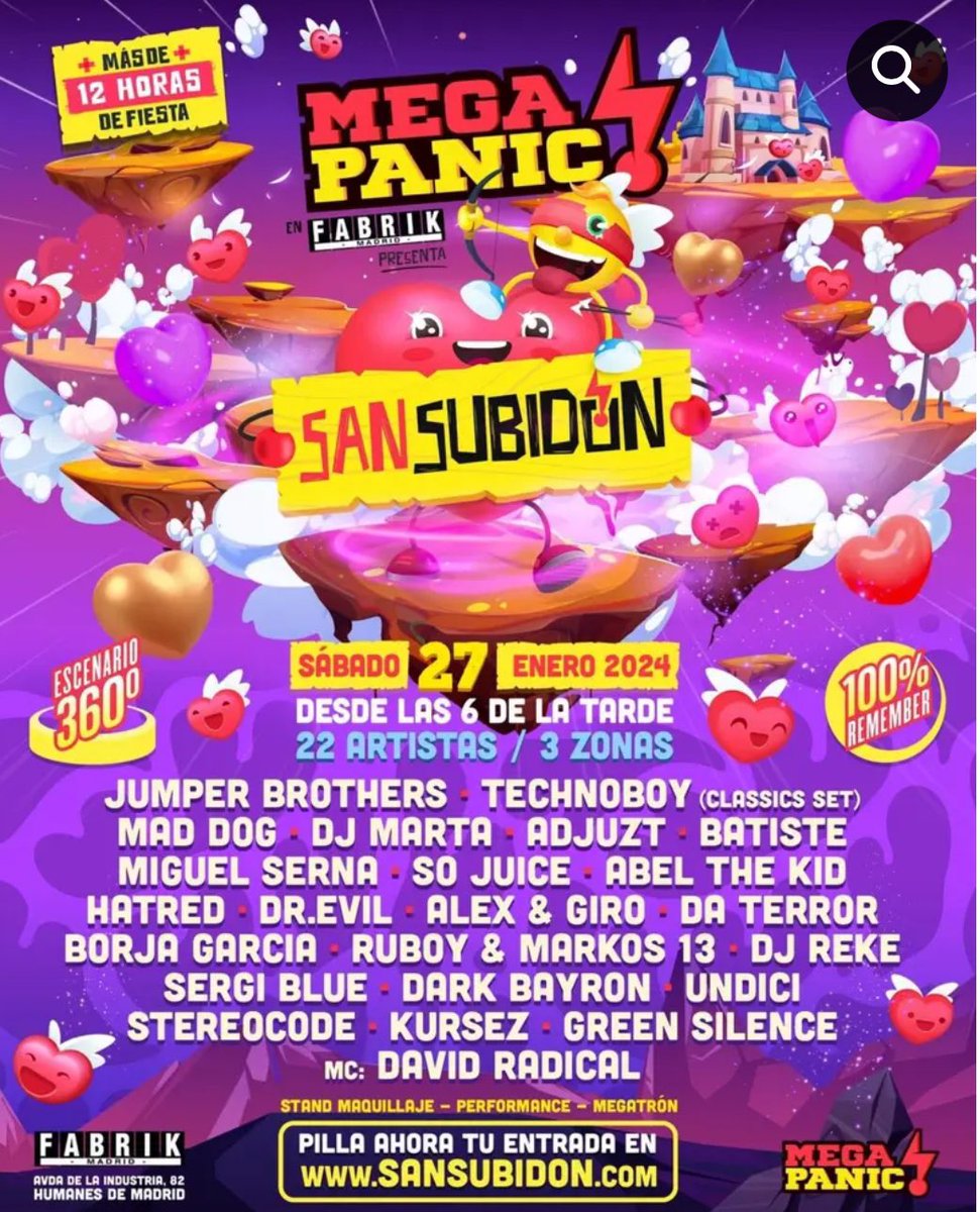 Nerea199's tweet photo. Vendo 4 entradas, precio negociable #Fabrik #megapanic #Sansubidon #remember https://t.co/UwJVMhx4VB