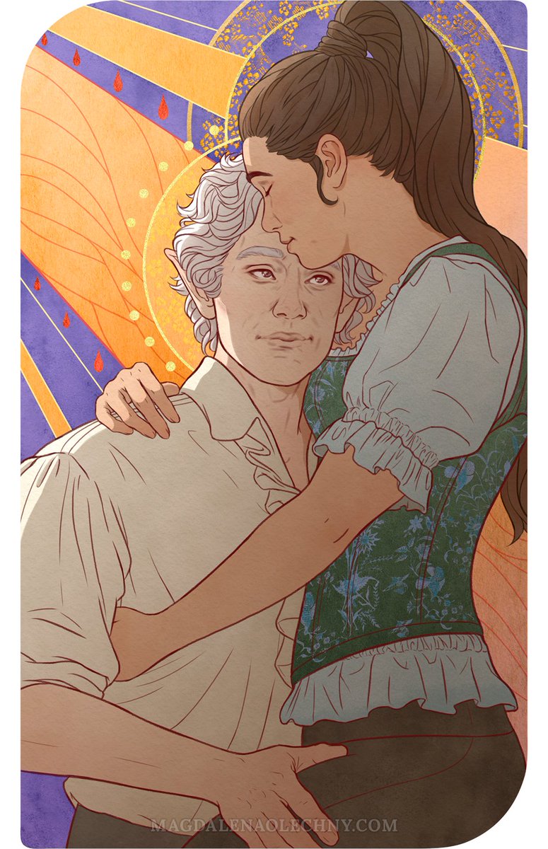 molechny's tweet image. A card for my Tav and Astarion. How much do I love them? Yes.
#BaldurGate3 #BG3fanart #BG3