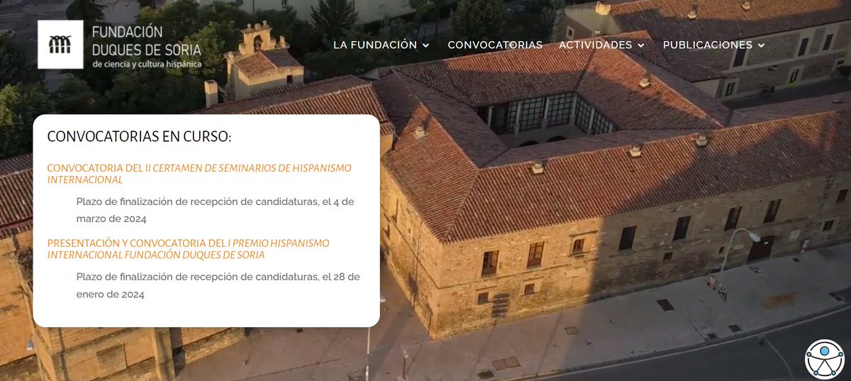 SpainEdOfficeCa's tweet photo. 🧐La Fundación Duques de Soria (FDS) lanza la 1ª edición del Premio de Hispanismo Internacional , impulsando el hispanismo global desde el Observatorio Permanente del Hispanismo (OPH). Consulta las bases :🔗https://t.co/CKi2vImSQC
#SpainEdOfficeCa https://t.co/HaE1NlI2R2