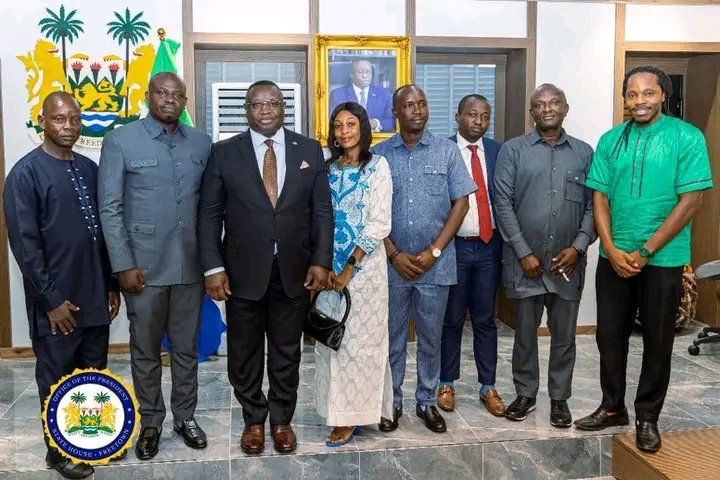Opposition Leaders in Parliament pledged to Work with President Julius Maada Bio to achieve his Big Five game changers for the good of Sierra Leone. Sierra Leone is bigger than all of us…….. Na wan Salone we get……. #SierraLeone #WeWillDeliver.