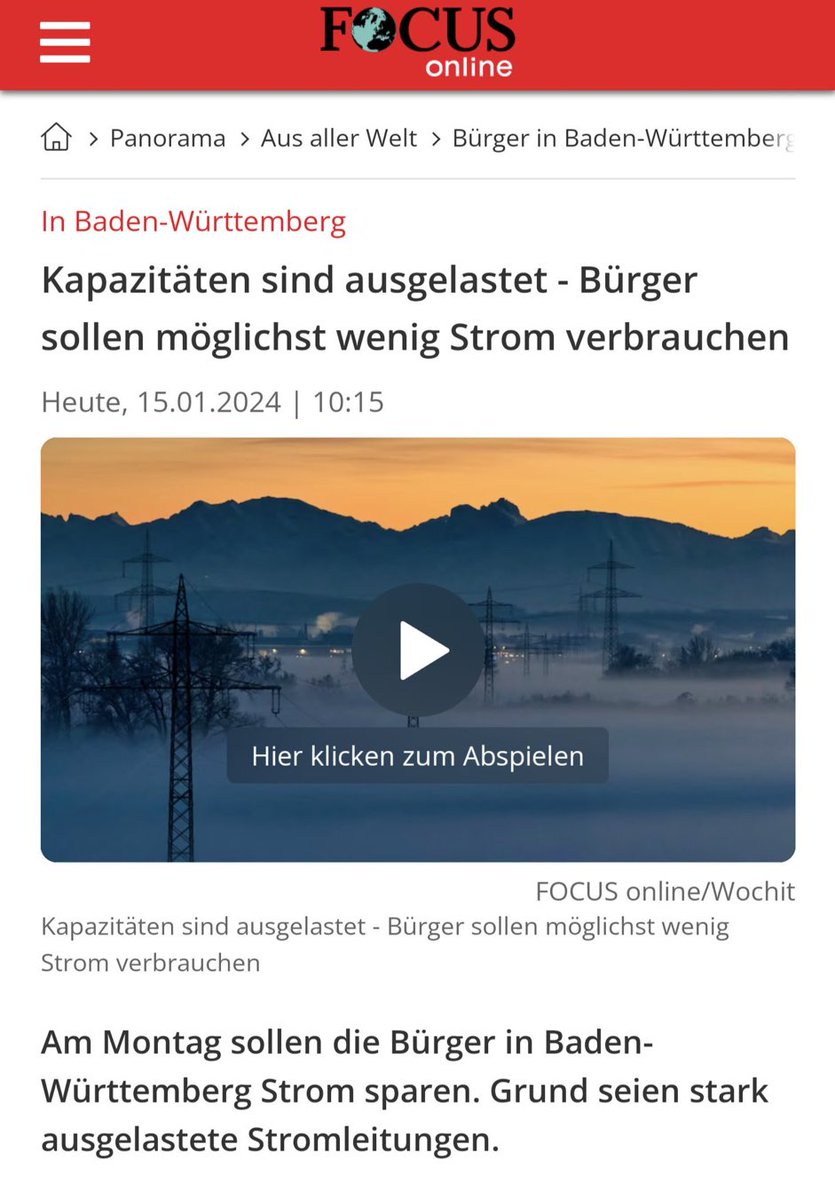 ShowGestern's tweet image. Aus der beliebten Reihe „#Habeck packt Dinge an, die unter Merkel liegengebliebenen sind“:  Stimmt, sowas hat es selbst in den schlimmen 16 Jahren nicht gegeben. #Stromproblem