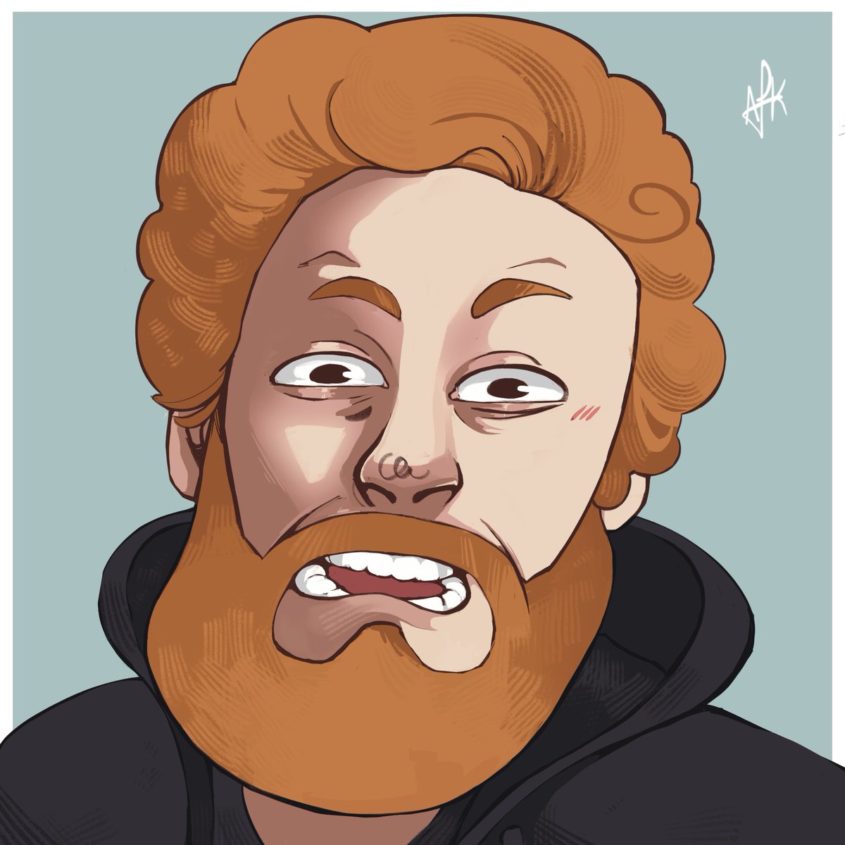 Falkea9698's tweet photo. Stylised portrait https://t.co/7kuwhNoE97
